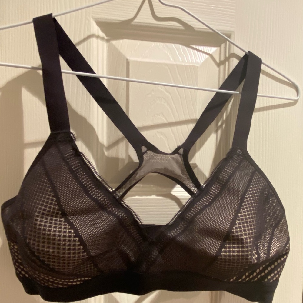 Lululemon Athletica Black Mesh Bra